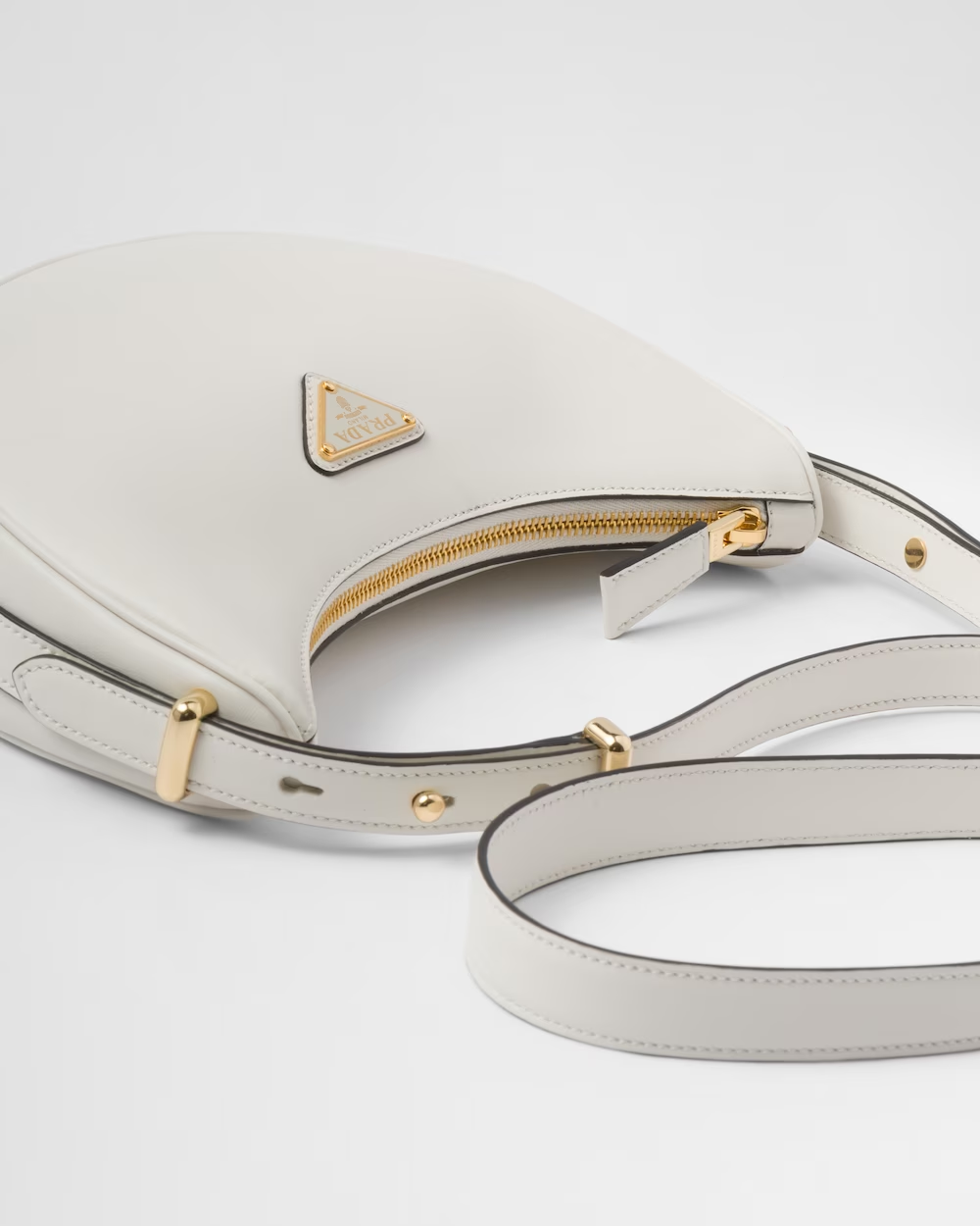 Prada Arqué leather shoulder bag